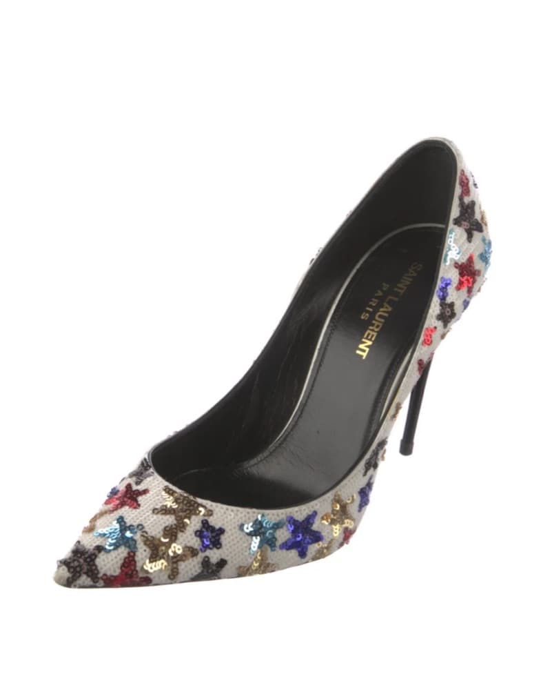 YSL Sequin Palace Pumps - Image 3