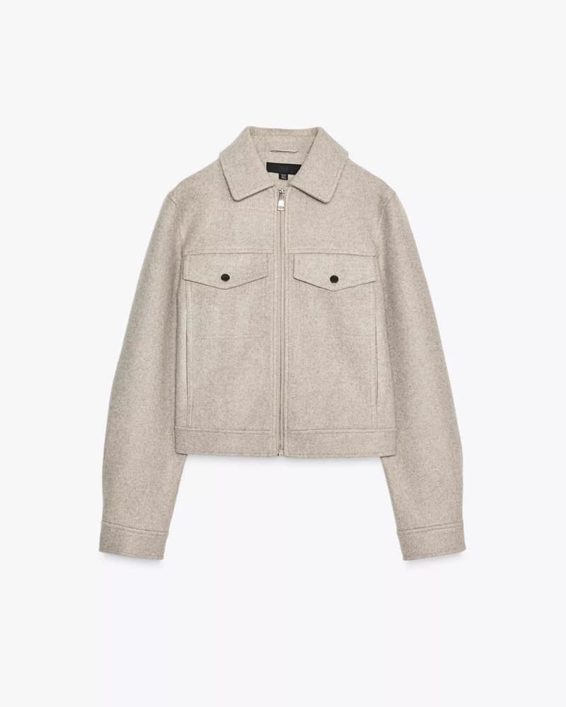 Zara Soft Zip Up Jacket - Image 1