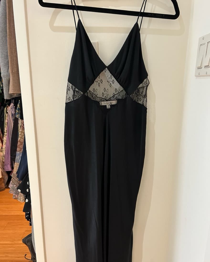 Favorite Daughter Silk Blace Lace Maxi - Image 5