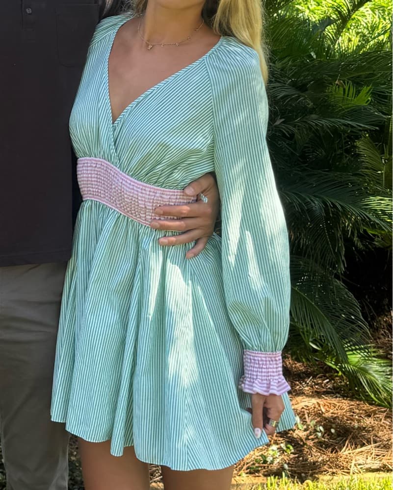 Seersucker Top Shop dress - Image 3