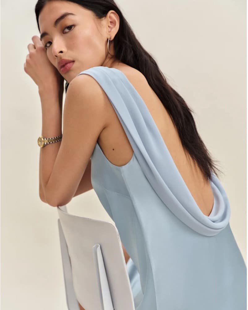 REFORMATION│JONELLE SILK DRESS - Image 3