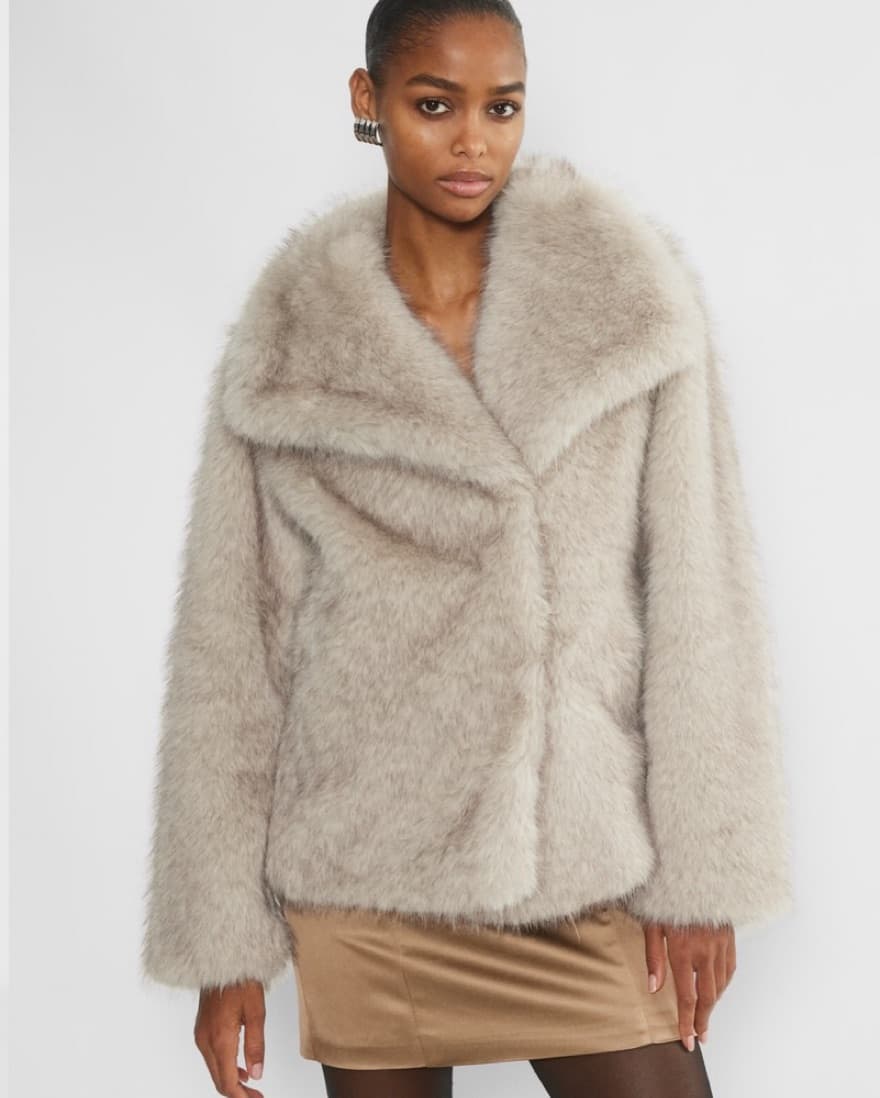 Real Faux Fur Coat - Image 4