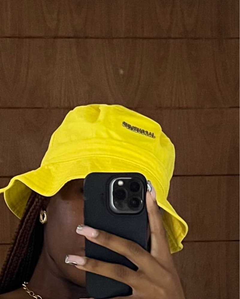 Vibrant Yellow Bucket Hat - Image 3