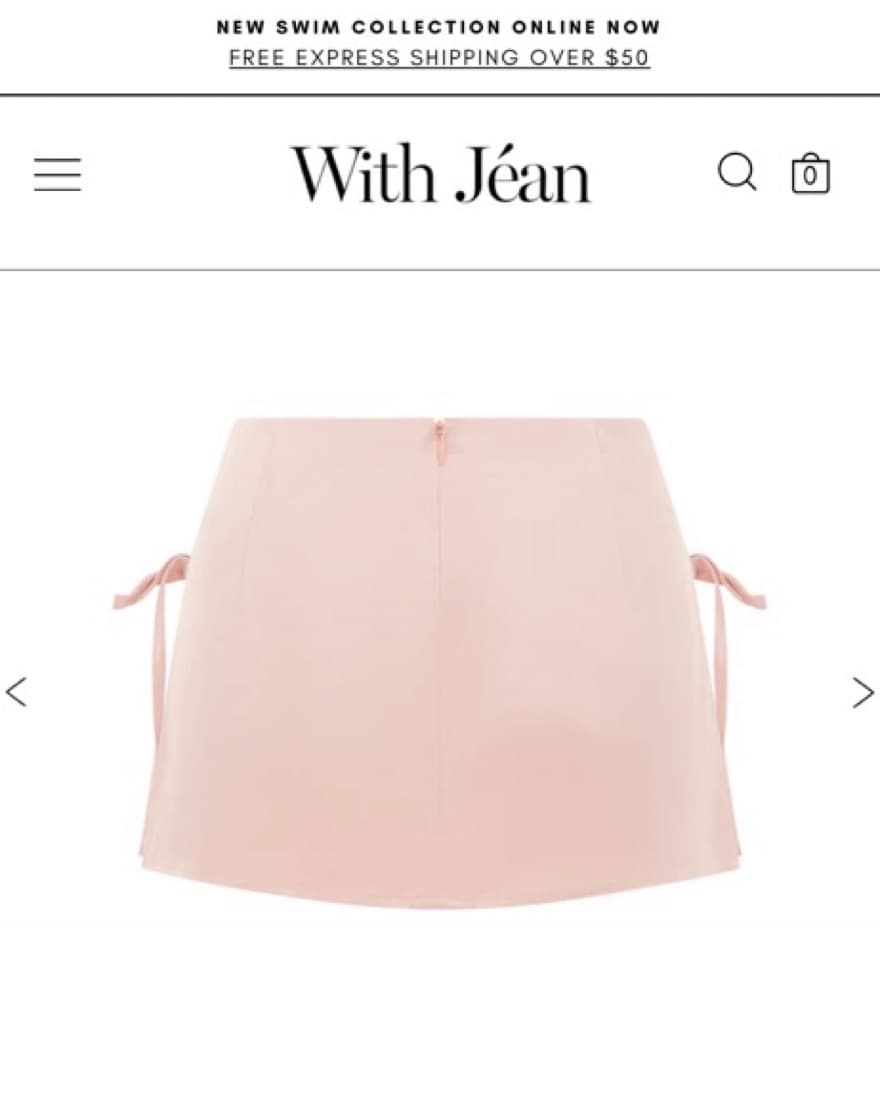 With Jean Serena Mini Skirt - Image 3