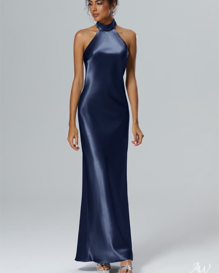 Navy Bridesmaid Dress - Image 2