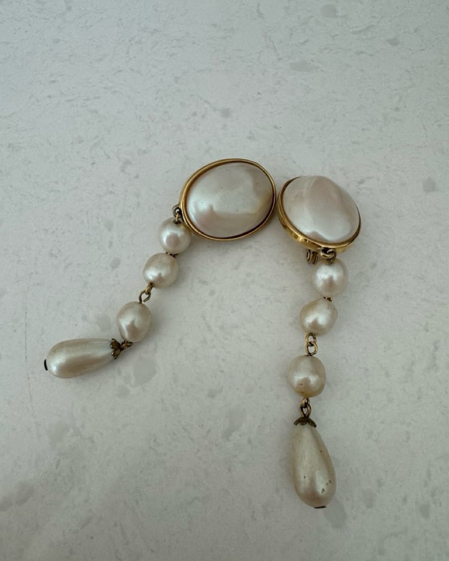Vintage YSL Earrings - Image 3
