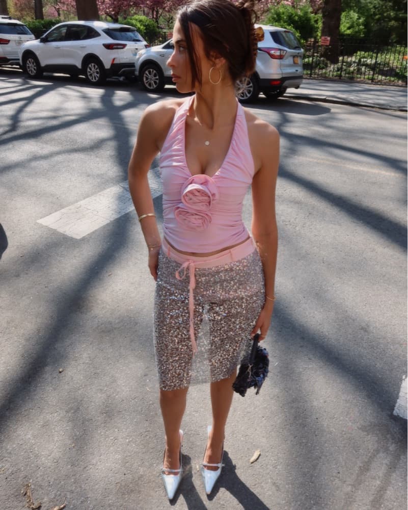 Magda Butrym Pink Top - Image 1