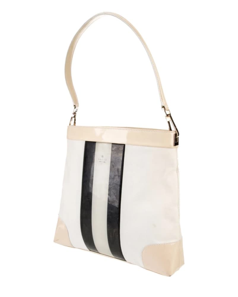 Gucci Web Shoulder Bag Vintage - Image 3