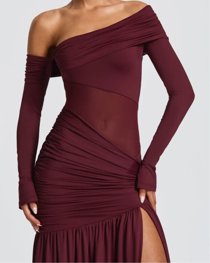 NWT Babyboo Cherry Lacquer Maxi Dress  - Image 4