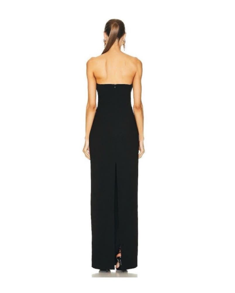 Sleek Black Cutout Gown Monot - Image 3