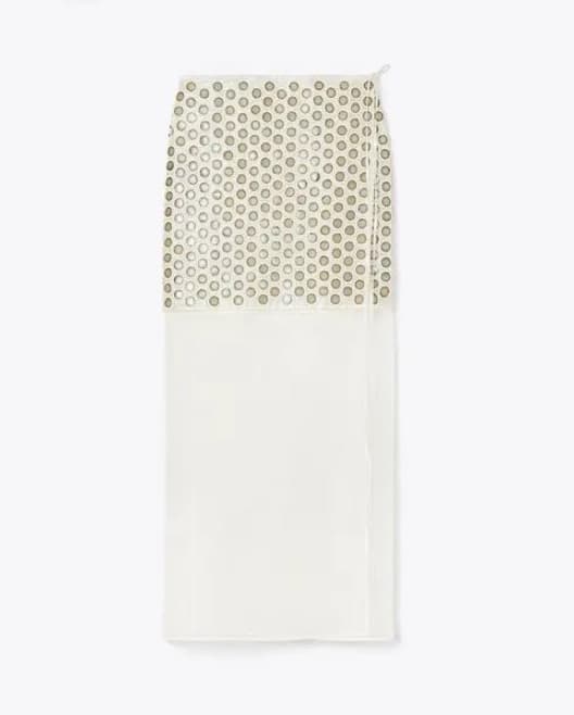 Tory Burch Mirror Wrap Skirt - Image 2