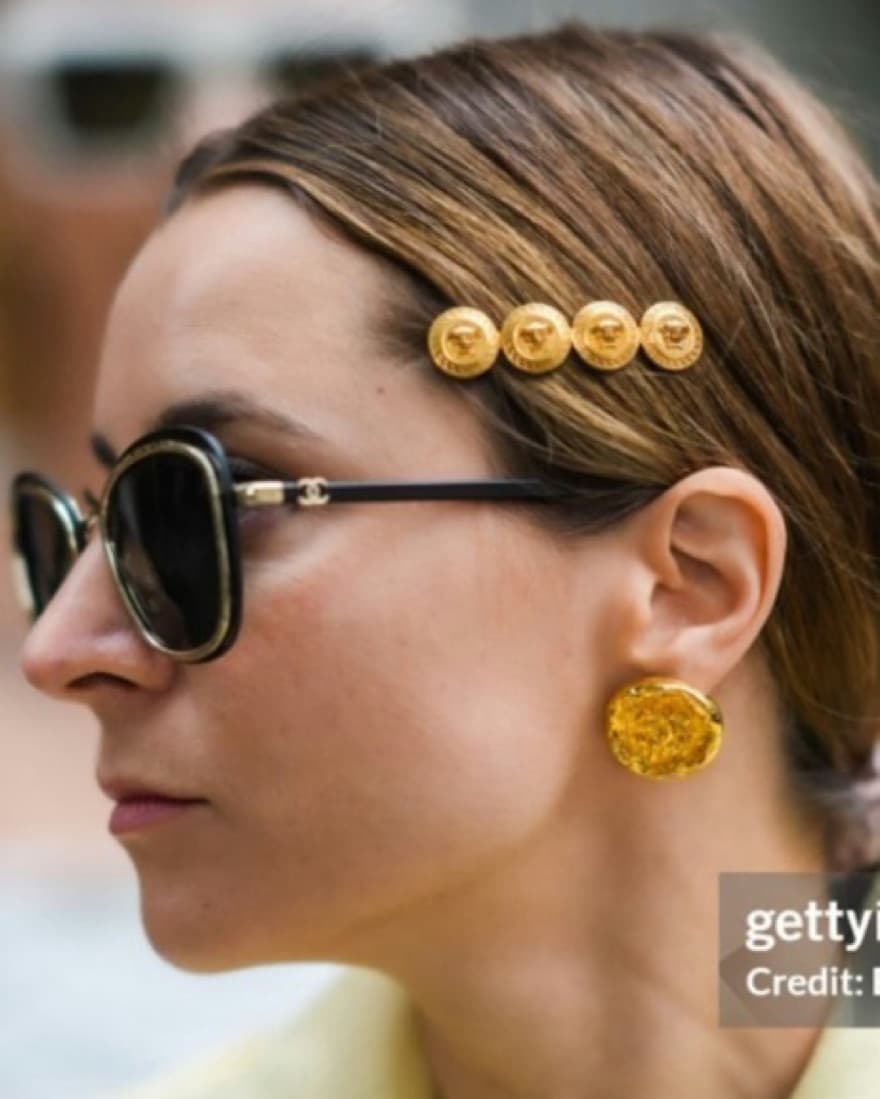 Vintage Chanel Clip On Earring - Image 1