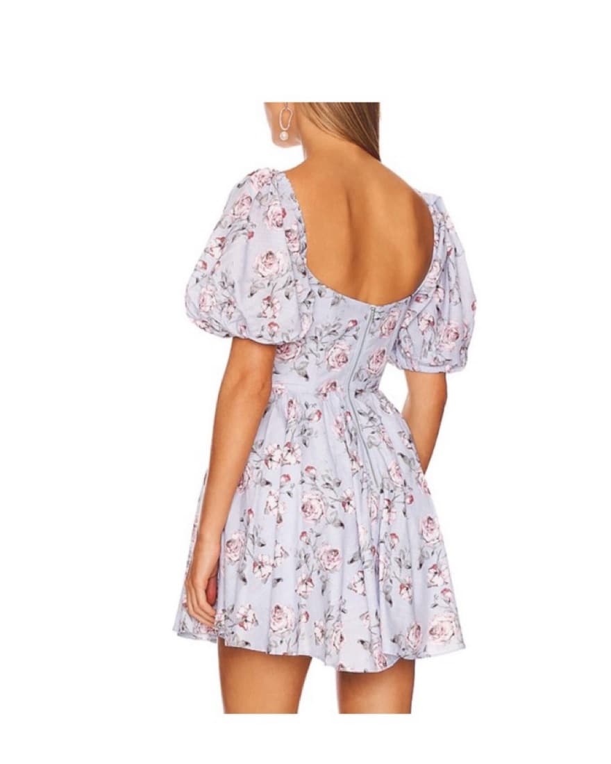 Bardot Kiah Corset Mini Dress in Rose Fl - Image 2