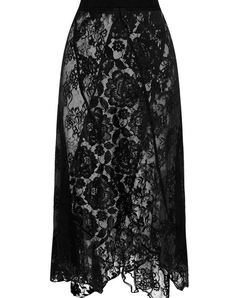 With Jean Alexis Lace Midi Skirt - Image 5