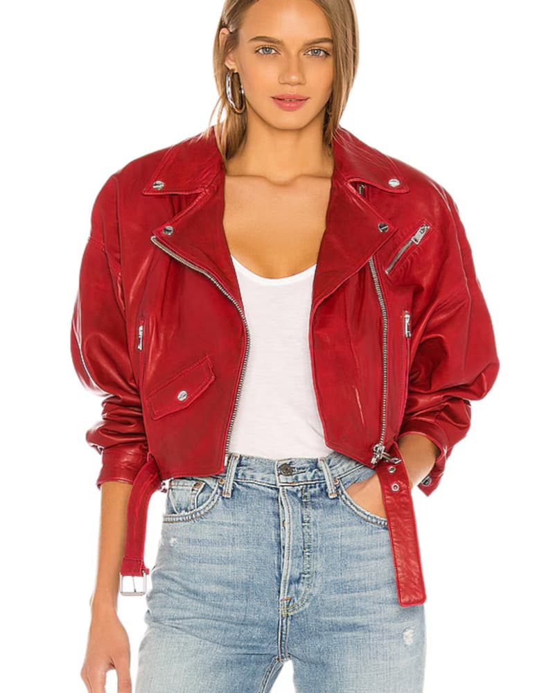 Lamarque Dylan 80’s Leather Biker Jacket - Image 1