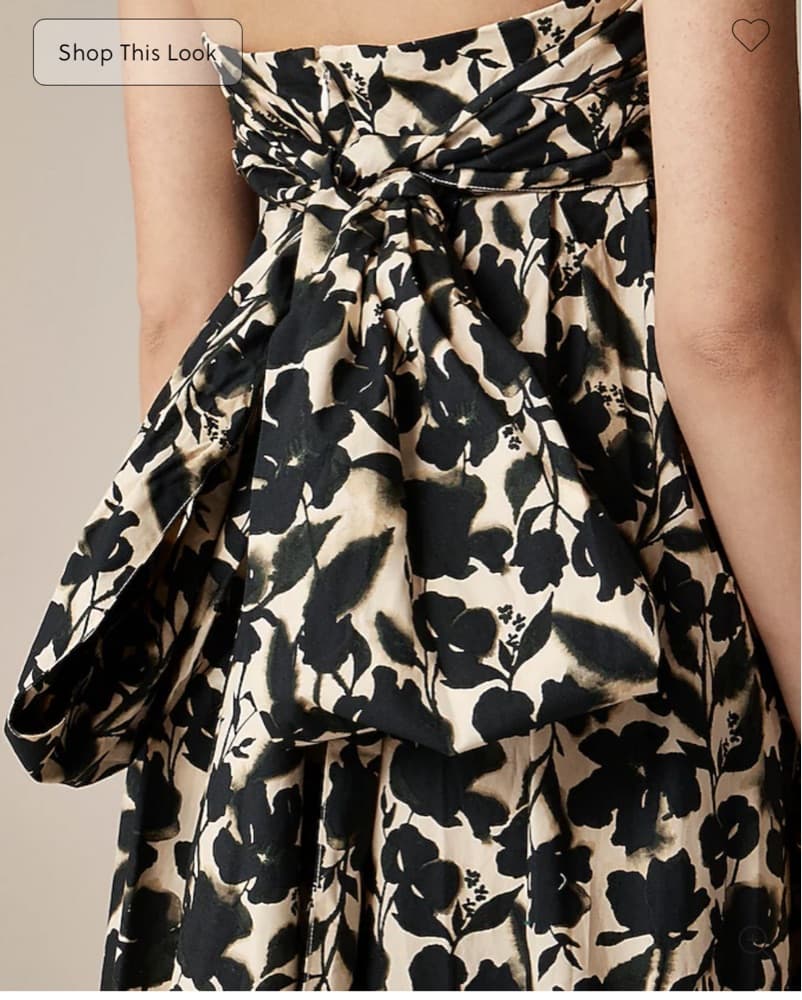 Collection strapless bow back maxi dress - Image 5