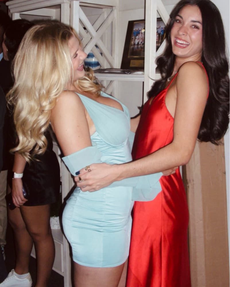 Oh Polly Sheer Arm Mini Dress In Teal - Image 2