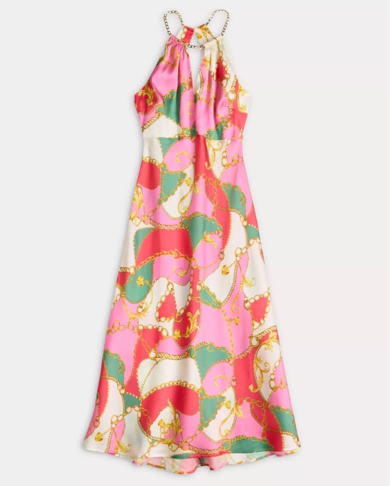 Thalia Sodi Floral Halter Midi Dress - Image 5