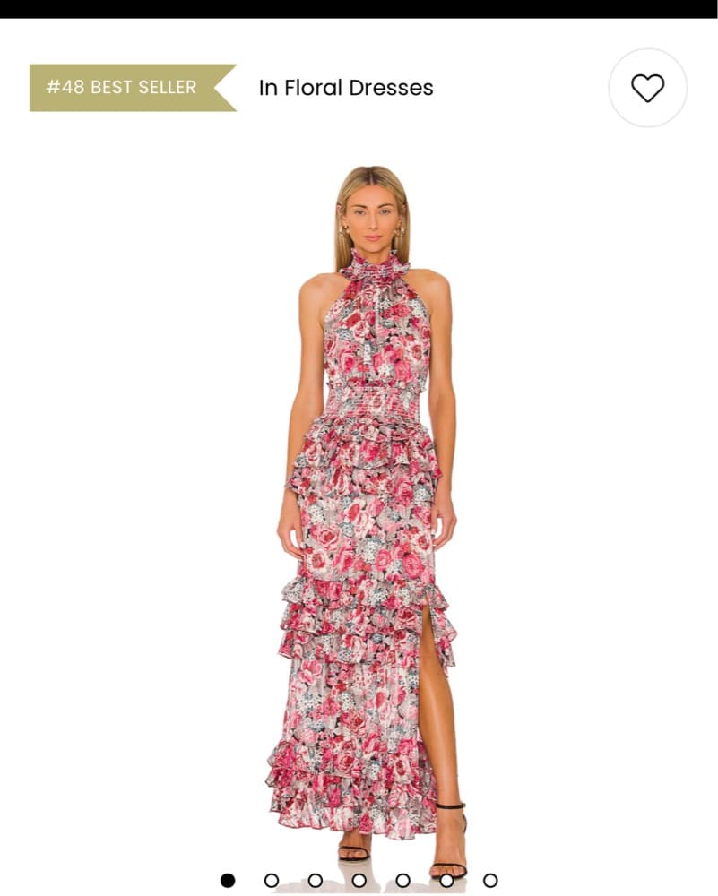 Vibrant Floral Maxi Dress - Image 1