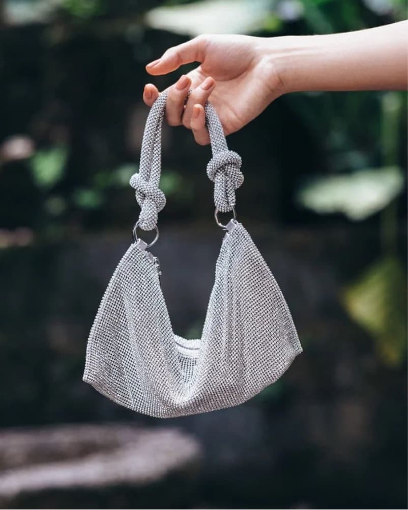 Cult Gaia Hera Nano Rhinestone Bag - Image 2