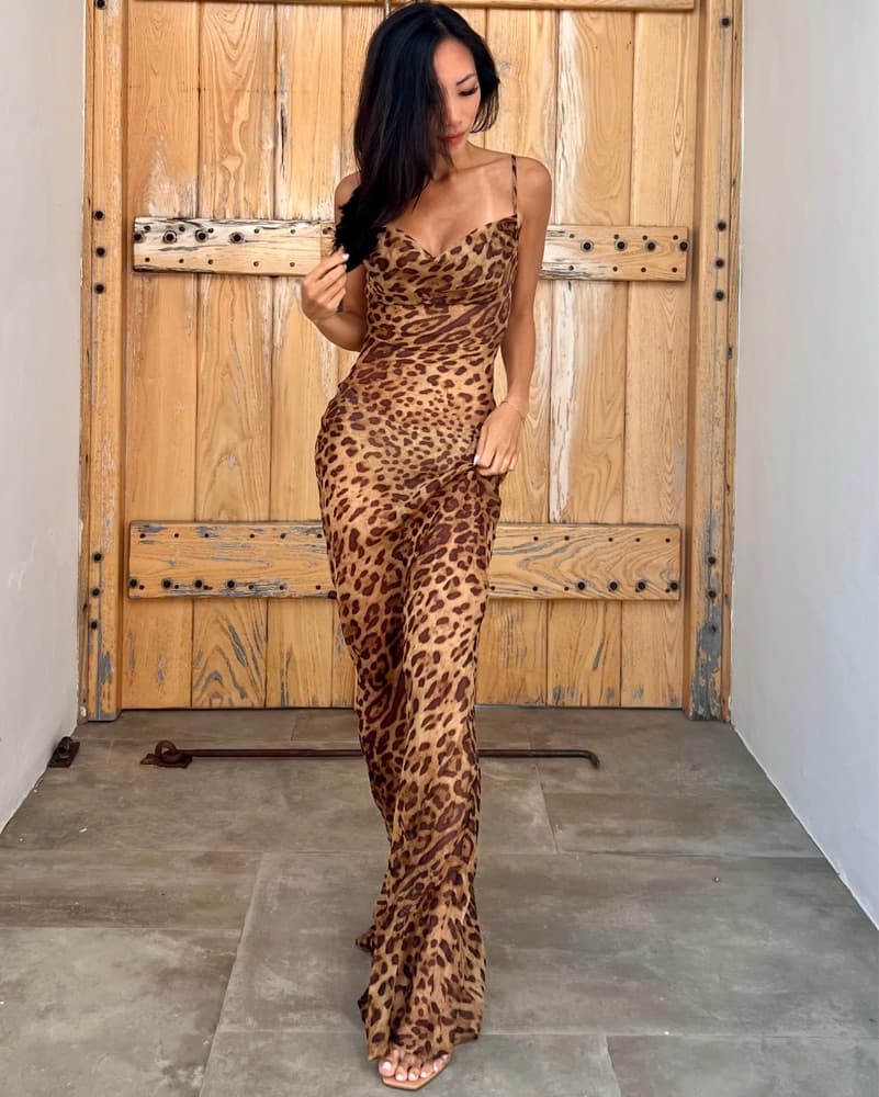 Rat & Boa Valentina Cheetah Dress - Image 1
