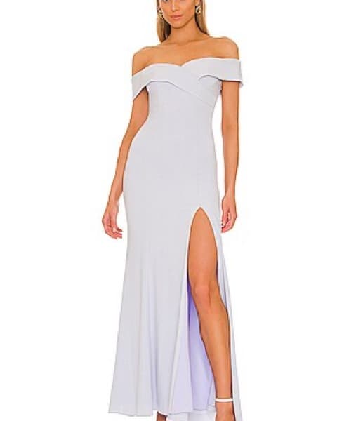 Lovers + Friends Light Blue Haley Gown - Image 1