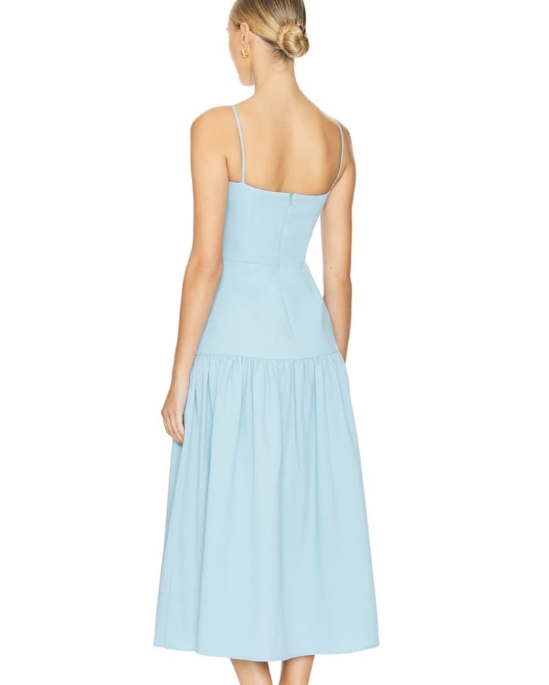 Alexis Maxi Turquoise Maxi Dress - Image 4
