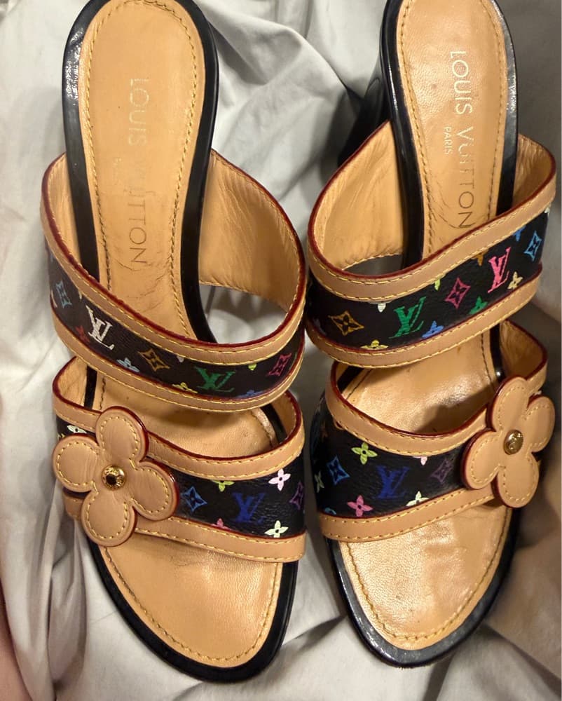 Vintage Louis Vuitton Sandals Size 39.5 - Image 4