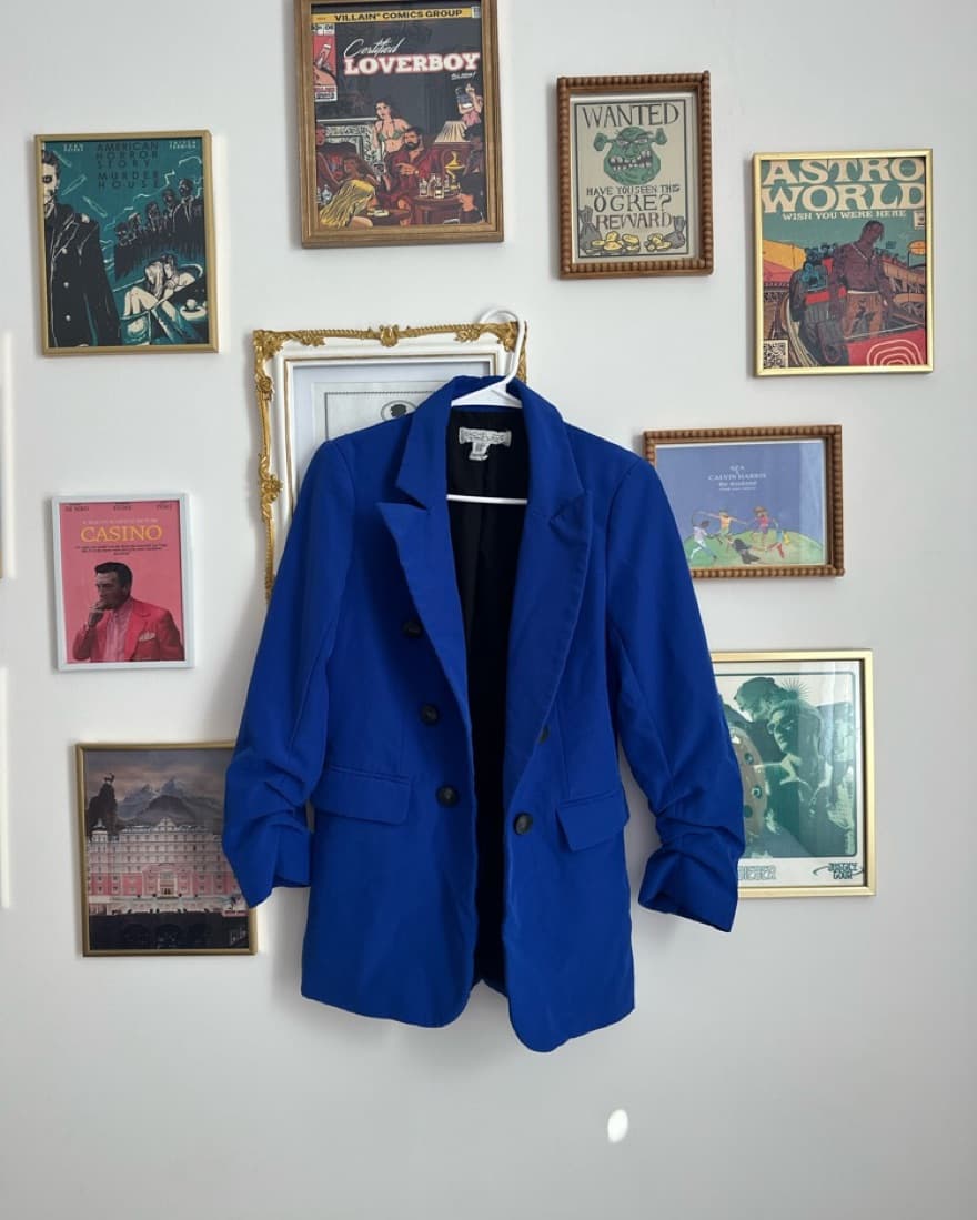 Cobalt Blue Blazer - Image 1