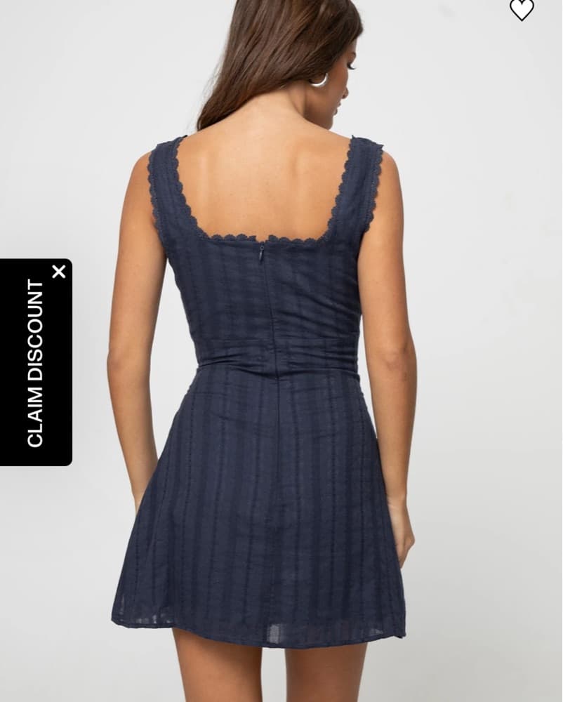 Princess Polly - DASHA MINI DRESS NAVY - Image 4