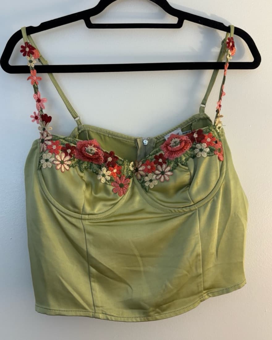 Princess Polly Green Bustieri Top - Image 1