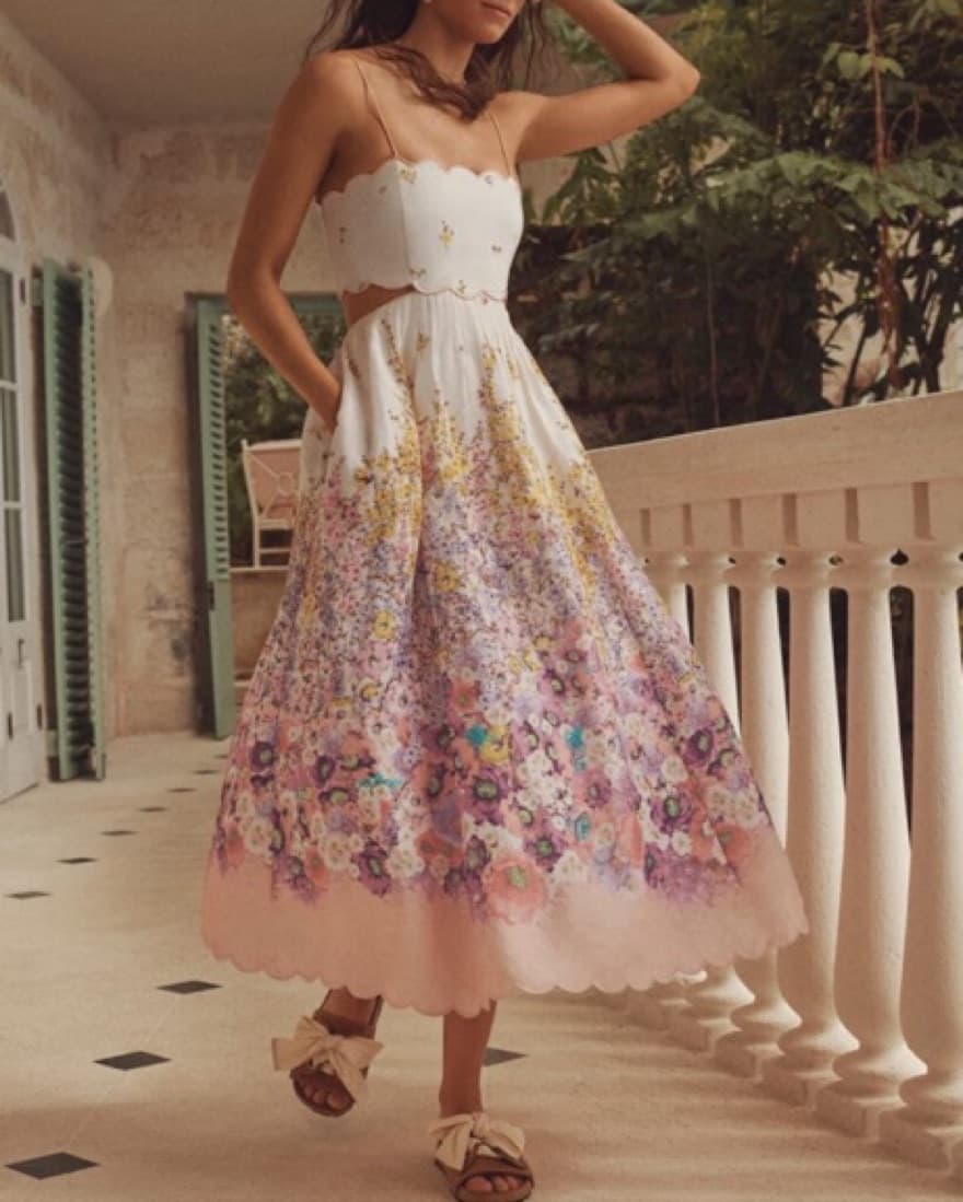 Zimmermann Jude Scallop Dress - Size 0 - Image 2