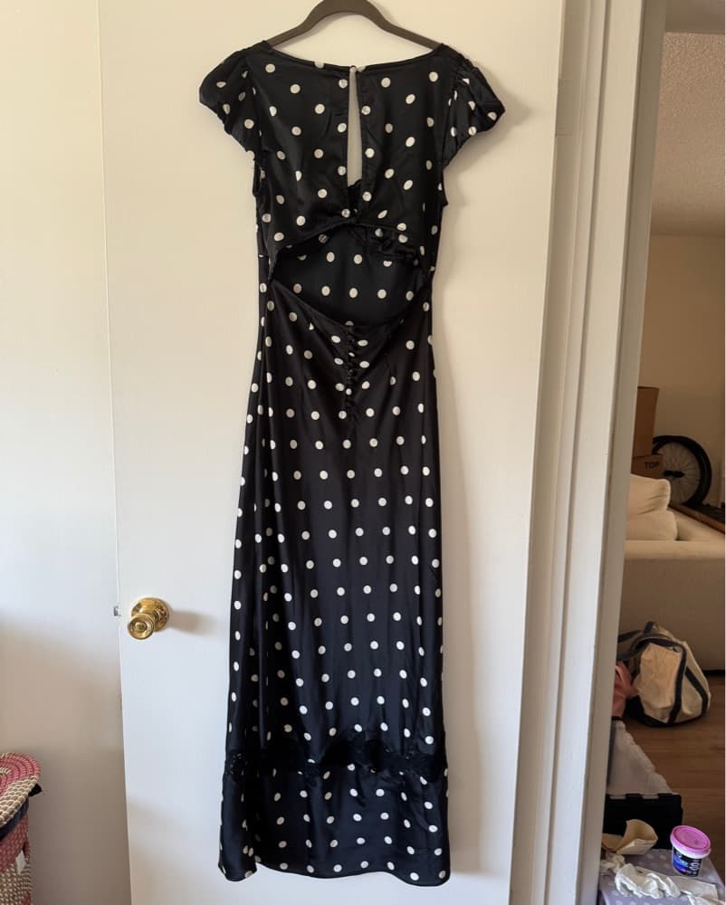 Polka Dot Free People Dress - Image 3