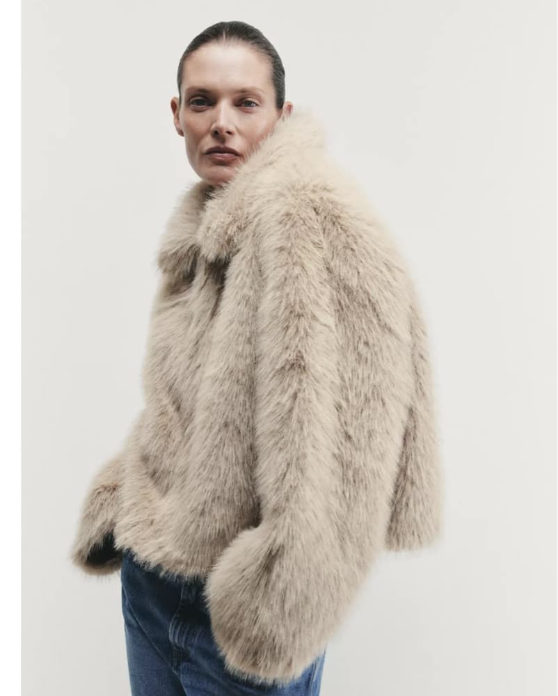  Fur Cropped Jacket - Image 2