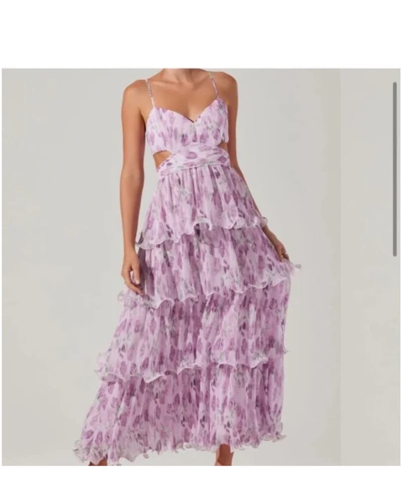 Astr The Label Jaiden Dress Lavender - Image 2
