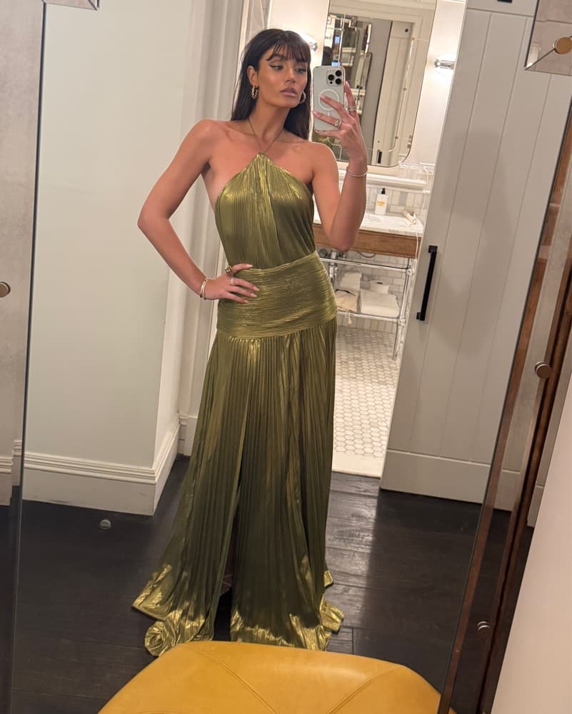 Retrofete Green gown XS - Image 4