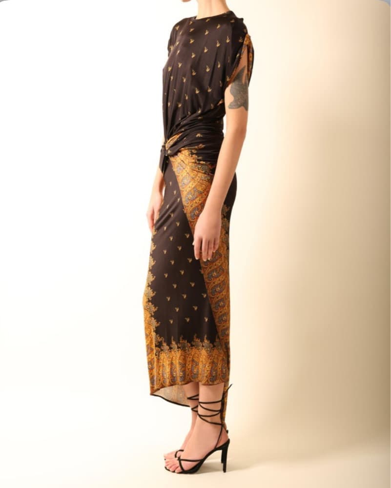 Paco Rabanne Paisley Dress - Image 3