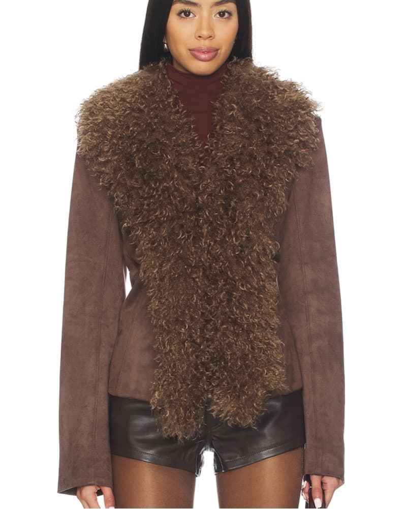 Lovers And Friends Faux Shearling Jacket - Image 1