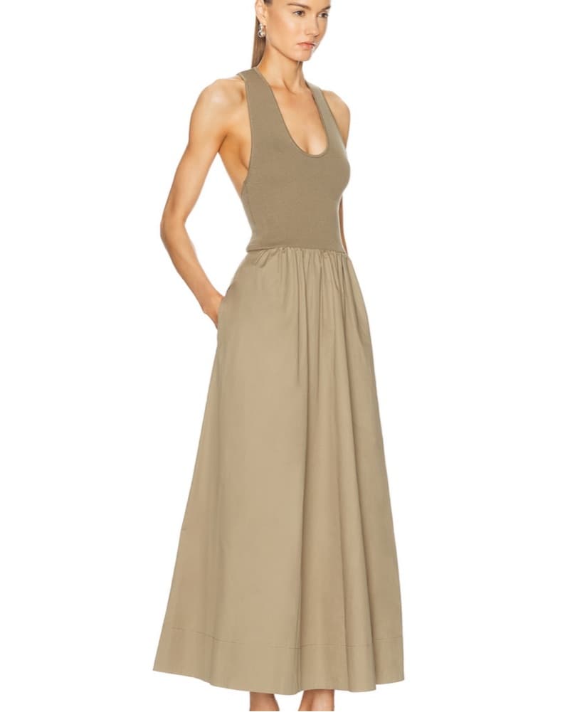St. Agni Plunge Dress - Image 3