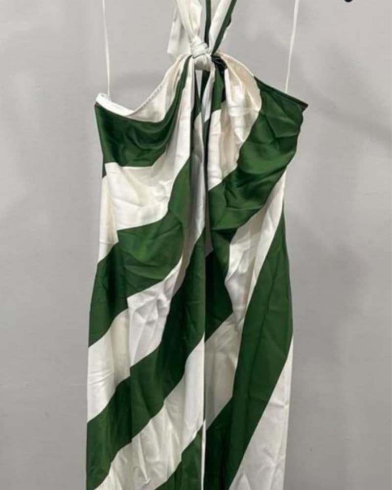 Ronny Kobo Chantell Dress in Palm Green  - Image 3