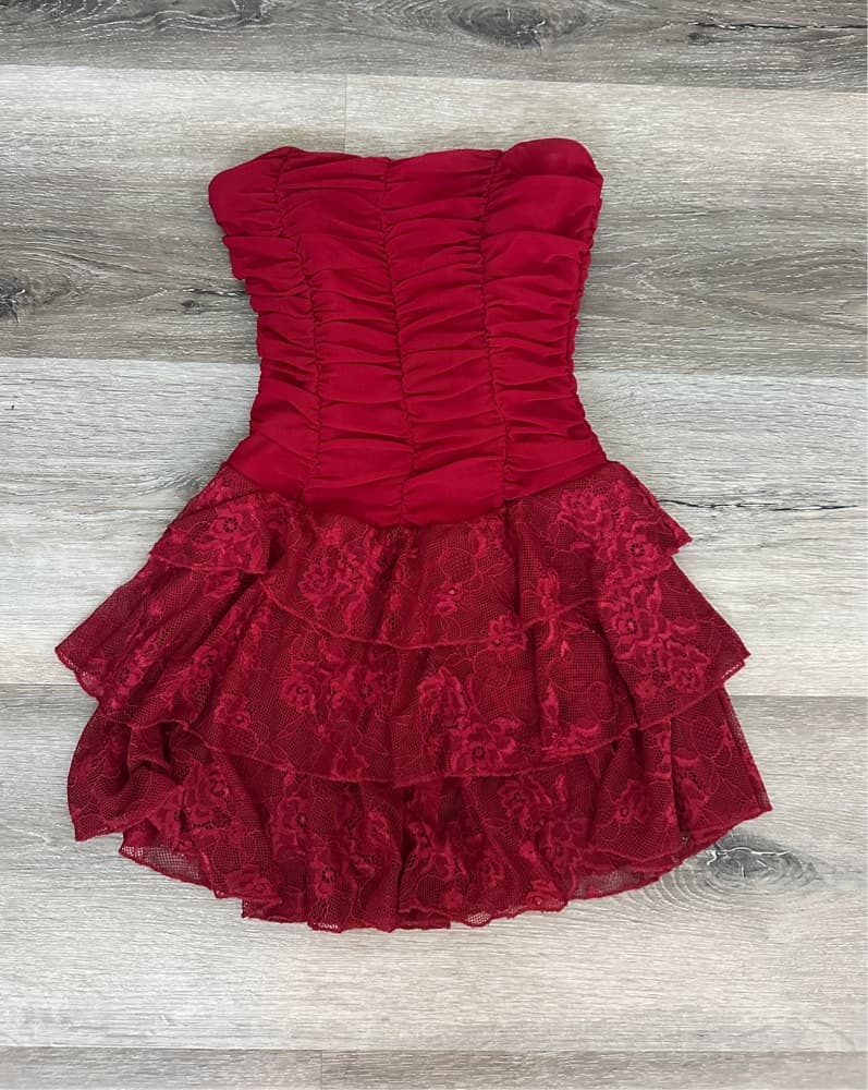 Red Outcast Mini Dress - Image 1