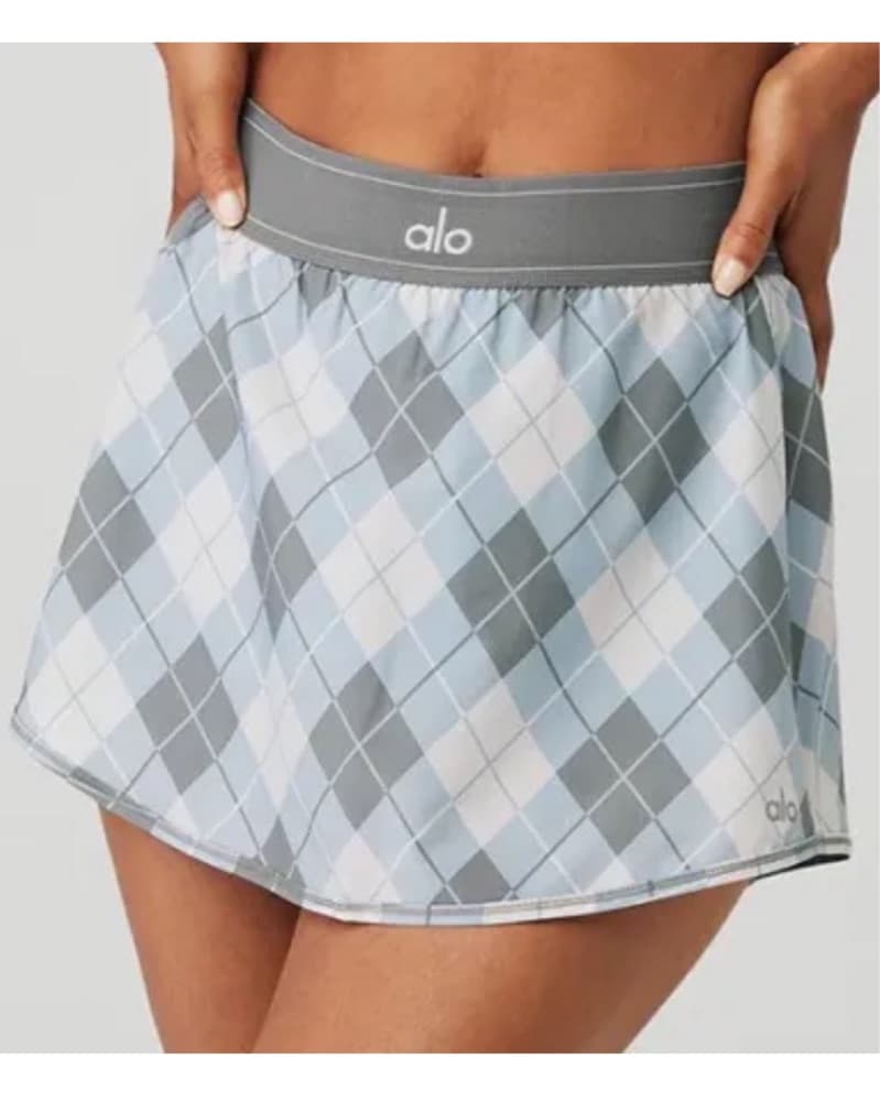 Alo Argyle Tennis / Golf Skirt - Image 1