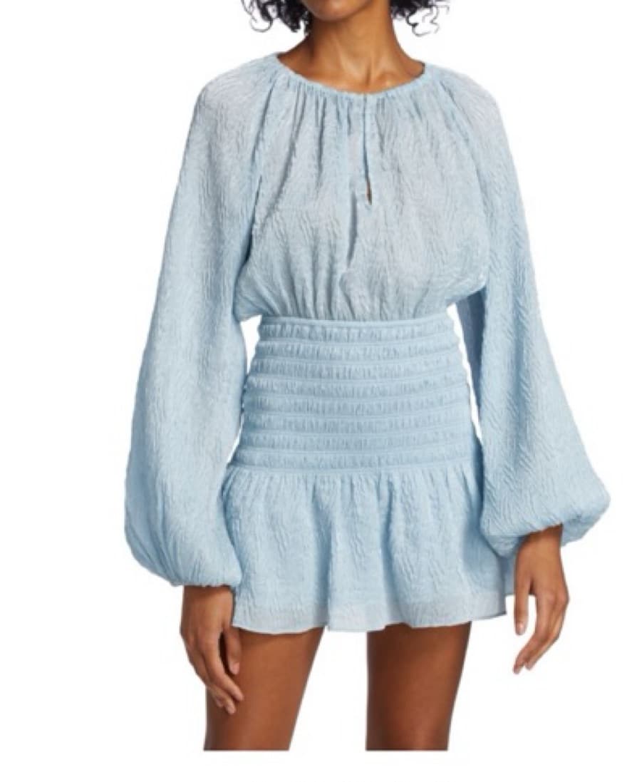 Ramy Brook Bennett Ruffle Minidress - Image 1