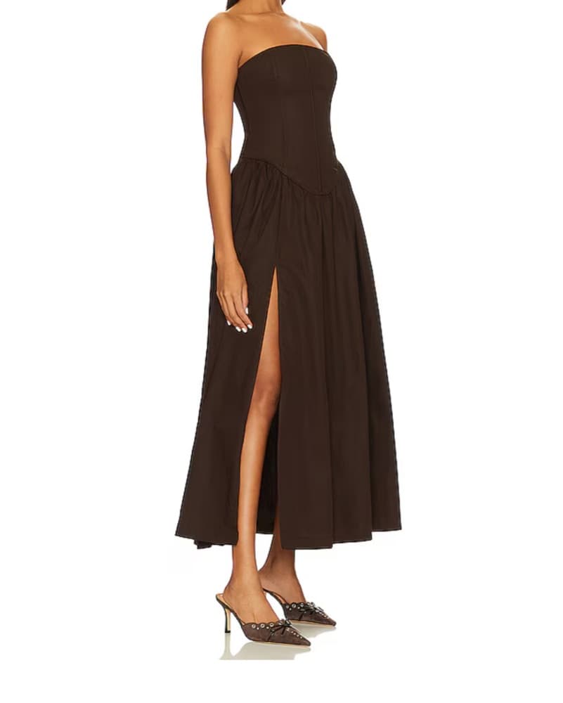 Giana Maxi Dress in cacao - Image 2