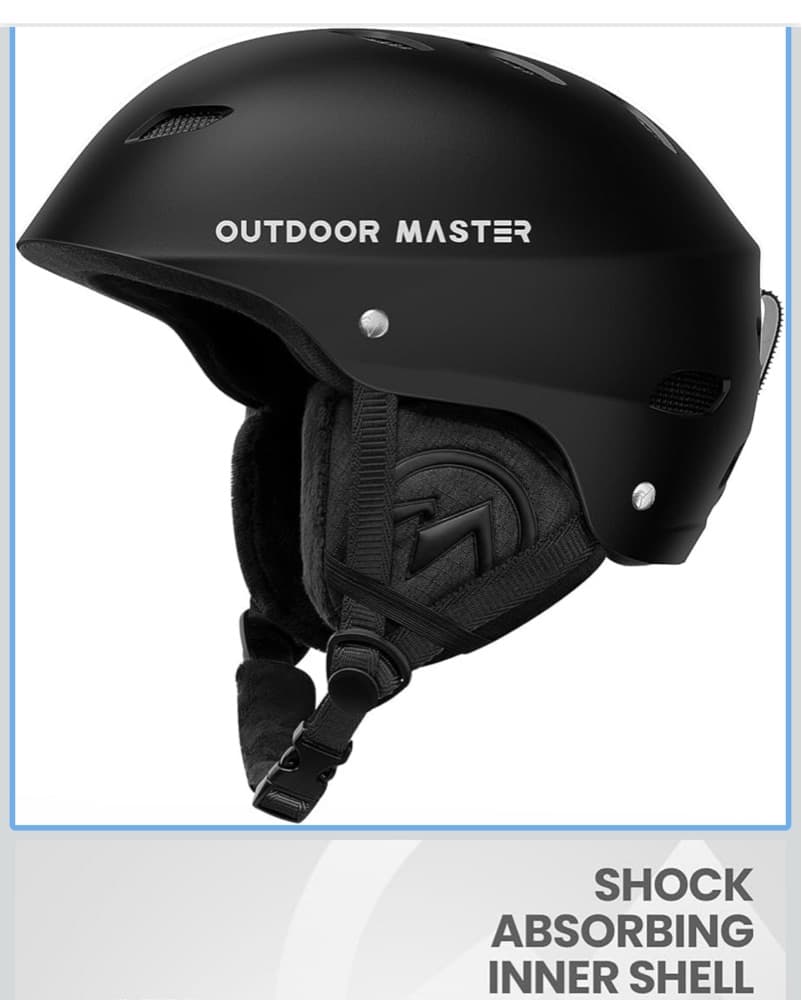 Ski Gear Set - Helmet, gloves, goggles - Image 1