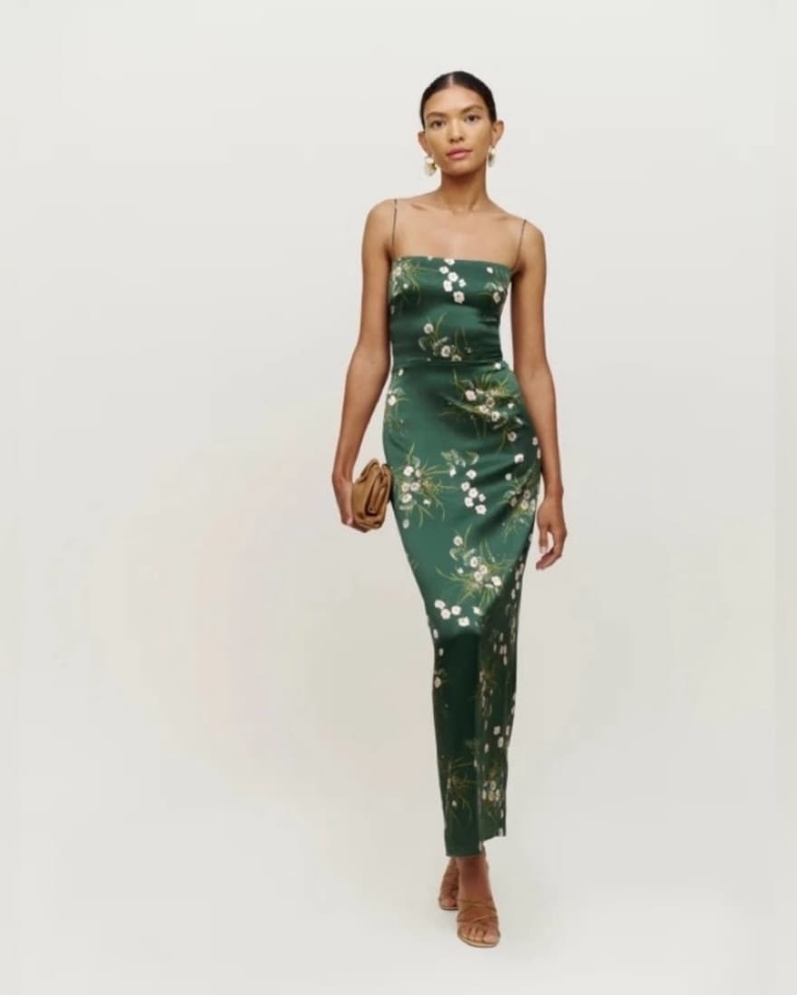 Reformation Frankie Silk Dress - Image 1