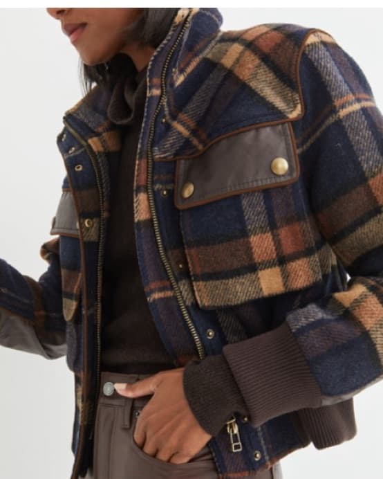 Veronica Beard Fall Plaid Jacket  - Image 1