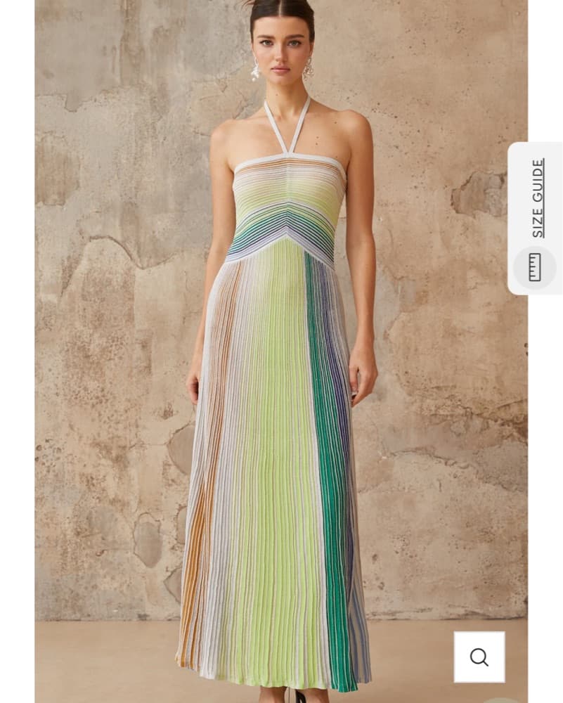 Metallic Maxi Dress - Image 3