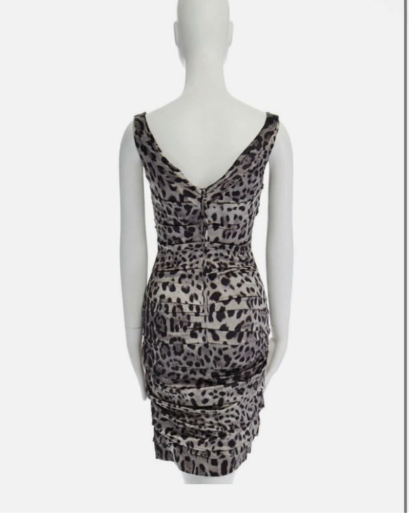 Dolce & Gabbana Leopard Print Dress - Image 2