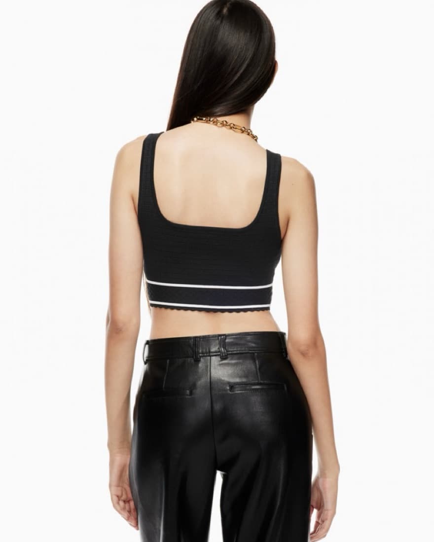 Babaton Knit Pearl Button Tank - Image 6